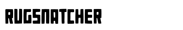 Rugsnatcher font preview